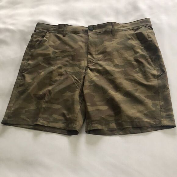 Camo Shorts Mens 40 Ripstop Zip Pocket - Picture 3 of 3